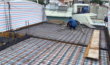 Quy trình dọn dẹp sàn và đổ sàn bê tông 